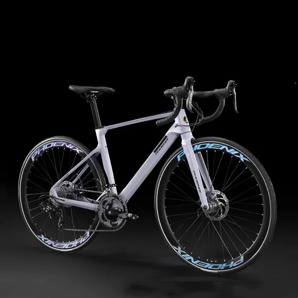 18 Speed Racing Road Bike Magnesium Alloy Frame Road Bikes Hydraulic Disc Brake Variable Speed 700x28C Racing Wheelset Bicycle - Image 6